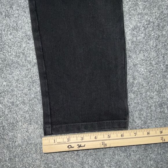 Soft Surroundngs Jeans Womens Size L Black Pull on - Picture 8 of 10